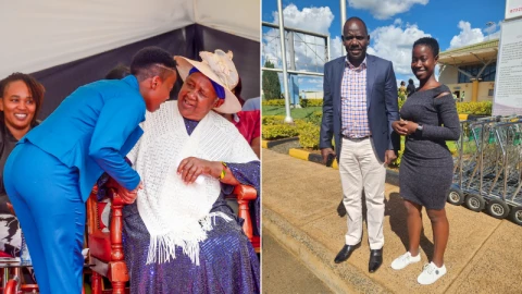 Journalist forced to change clothes after President Ruto's mother criticised her 'short dress'