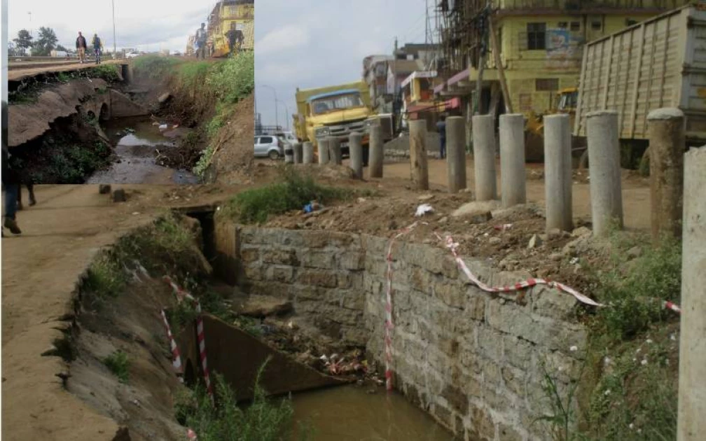 Contractor puts barrier around gaping hole in Juja, but danger still lurks