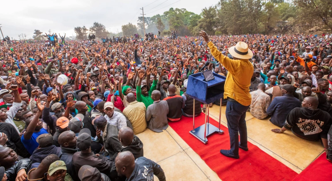 Raila asks Kenyans to walk to work in protest against fuel tax